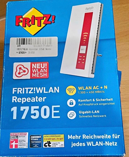Avm fritz wlan repeater 1750e - repeater,