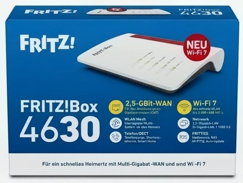 Fritz box 4630 router fi - fritz!box, wi‑fi
