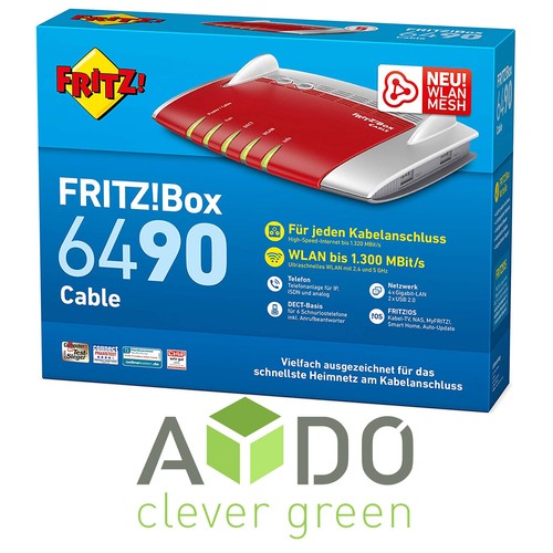 Avm fritzbox 6490 kabelmodem - fritzbox,